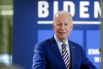 El presidente Joe Biden durante