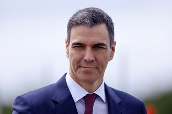 Pedro Sánchez, en su viaje