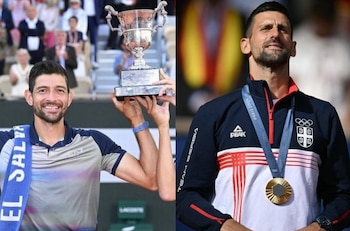 Luego de medir fuerzas en duelos recientes, el salvadoreño Marcelo Arévalo y el serbio Novak Djokovic reafirman su jerarquía entrenando juntos.