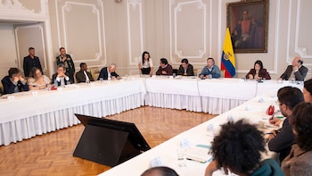 El presidente Gustavo Petro anunció durante el consejo de ministros que firmará el decreto para designar a Angélica Verbel como ministra de Defensa encargada. - crédito Presidencia - Ovidio González