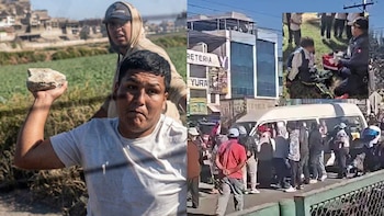 Transportistas atacaron a pedradas un vehículo lleno de escolares durante paro en Arequipa: hay dos heridos