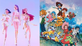 Así se verían Las Guerreras K-pop en el universo de Digimon