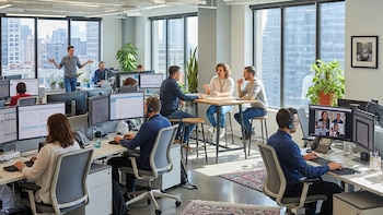 Trabajo híbrido: empresas, empleados y