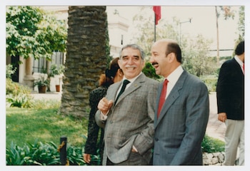 Gabriel García Márquez con Carlos