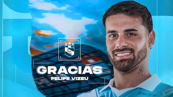 Sporting Cristal anunció la salida de Felipe Vizeu tras llegar a un acuerdo para rescindir su contrato
