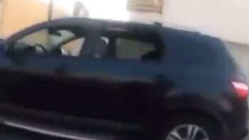 La policía israelí rescató a dos niños atrapados en un auto el 7 de octubre