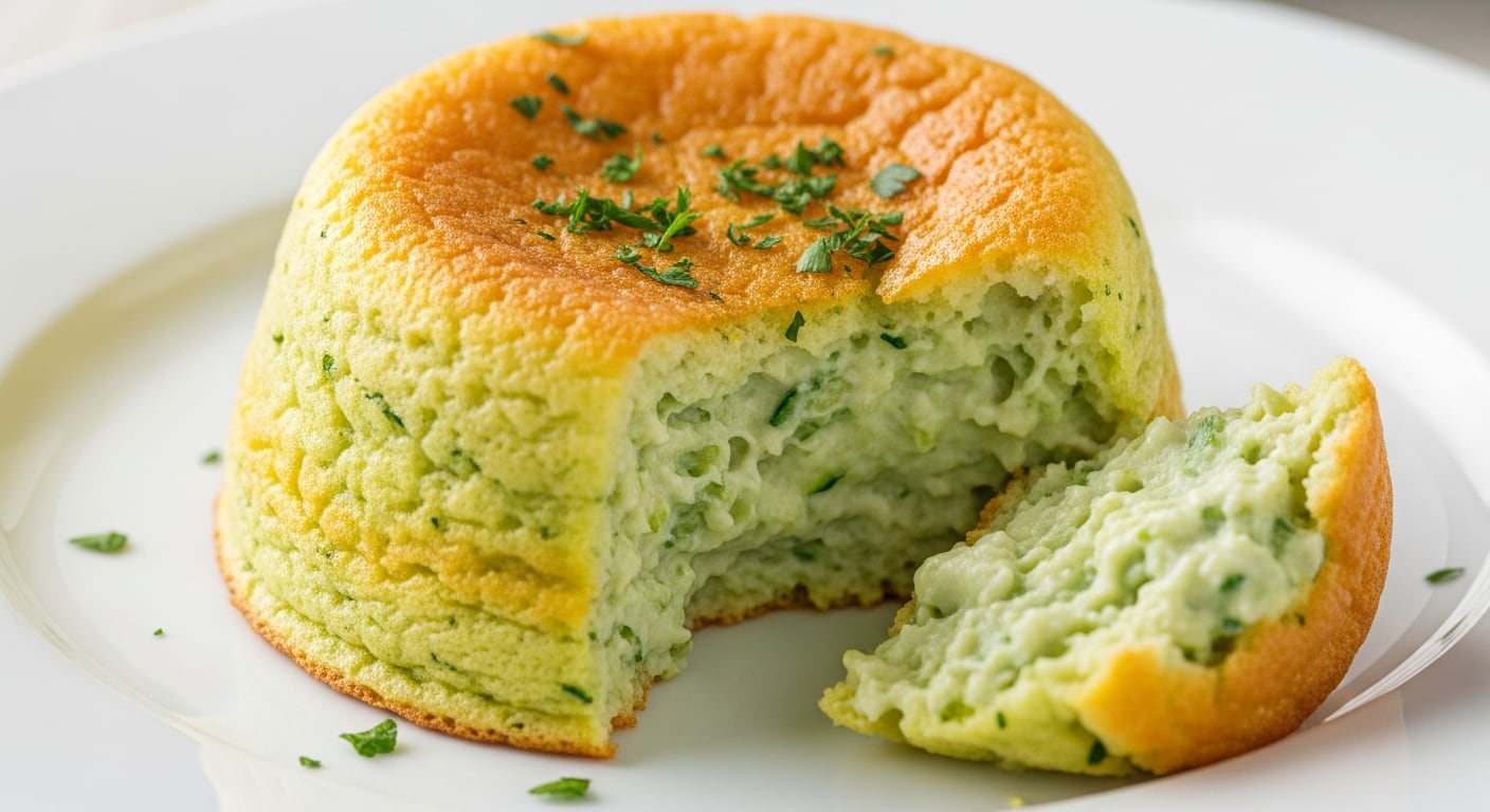 El soufflé de zucchini se adapta a diferentes ocasiones; puede servirse como entrada, guarnición o plato principal con ensaladas (Imagen Ilustrativa Infobae)