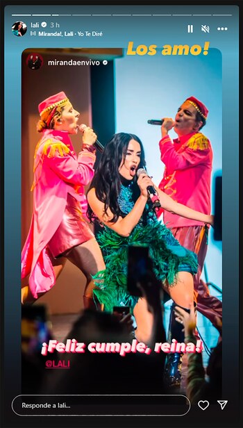 Miranda! también celebró el cumpleaños