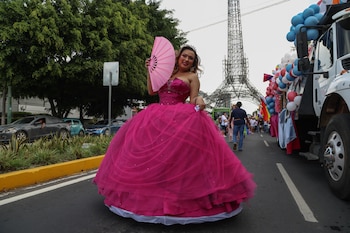 marcha con motivo del Día del Orgullo LGTBI este sábado, en Ciudad de Guatemala
