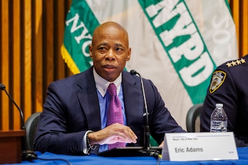 El alcalde Eric Adams anunció