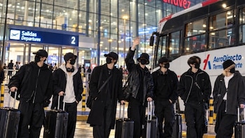 BTS llegó a Lima: primeras imágenes de la banda surcoreana en el aeropuerto a pocos días de sus tres conciertos