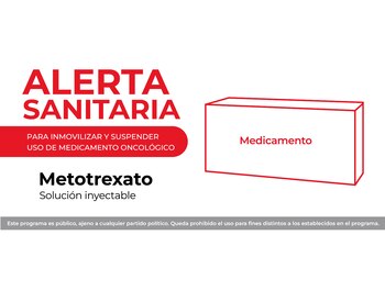 El medicamento inyectable Metotrexato fue