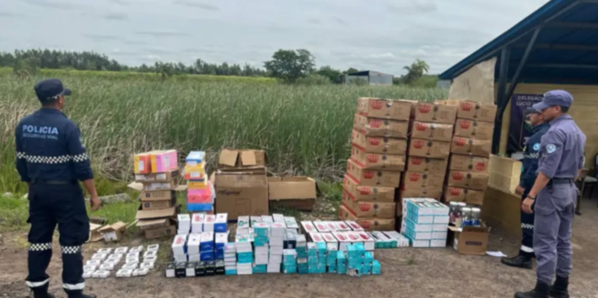 La Policía de Seguridad Vial incautó un cargamento de mercadería extranjera valuado en más de 7,6 millones de pesos en Formosa. (Noticias Formosa)