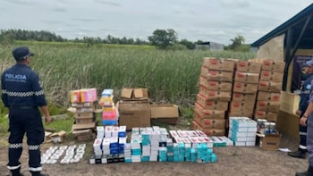 Transportaban mercadería ilegan valuada en más de $7 millones y fueron atrapados en Formosa