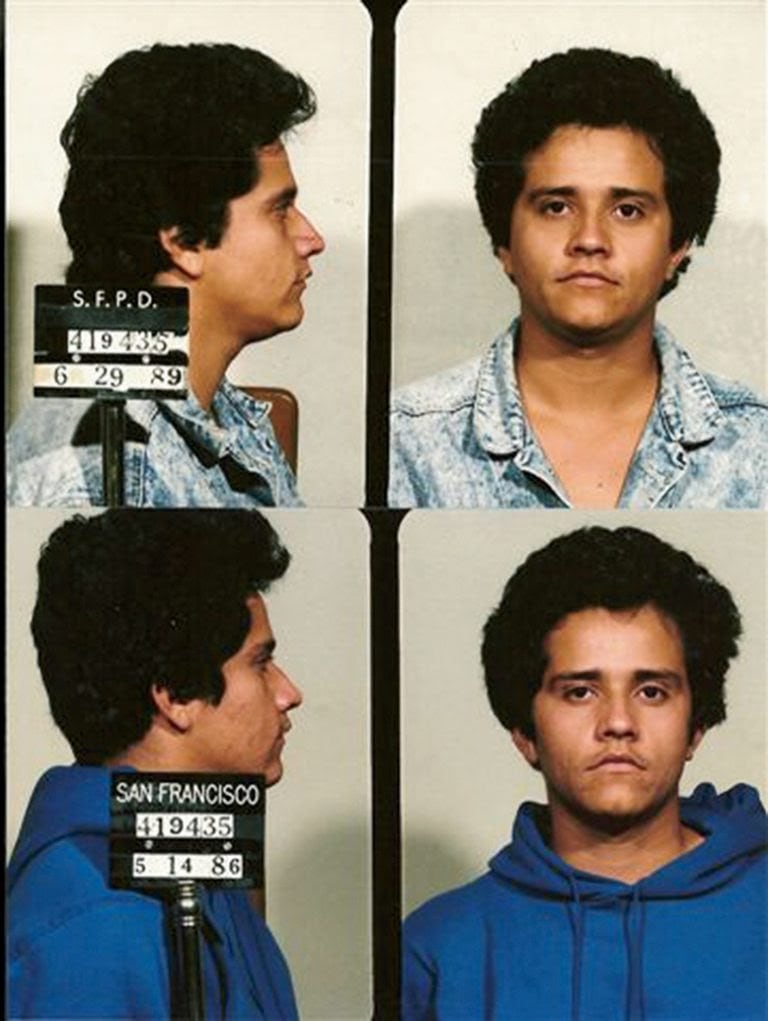 Nemesio Oseguera Cervantes, El Mencho, detenido en 1986 y 1989. (Departamento de Policía de San Francisco, EEUU)