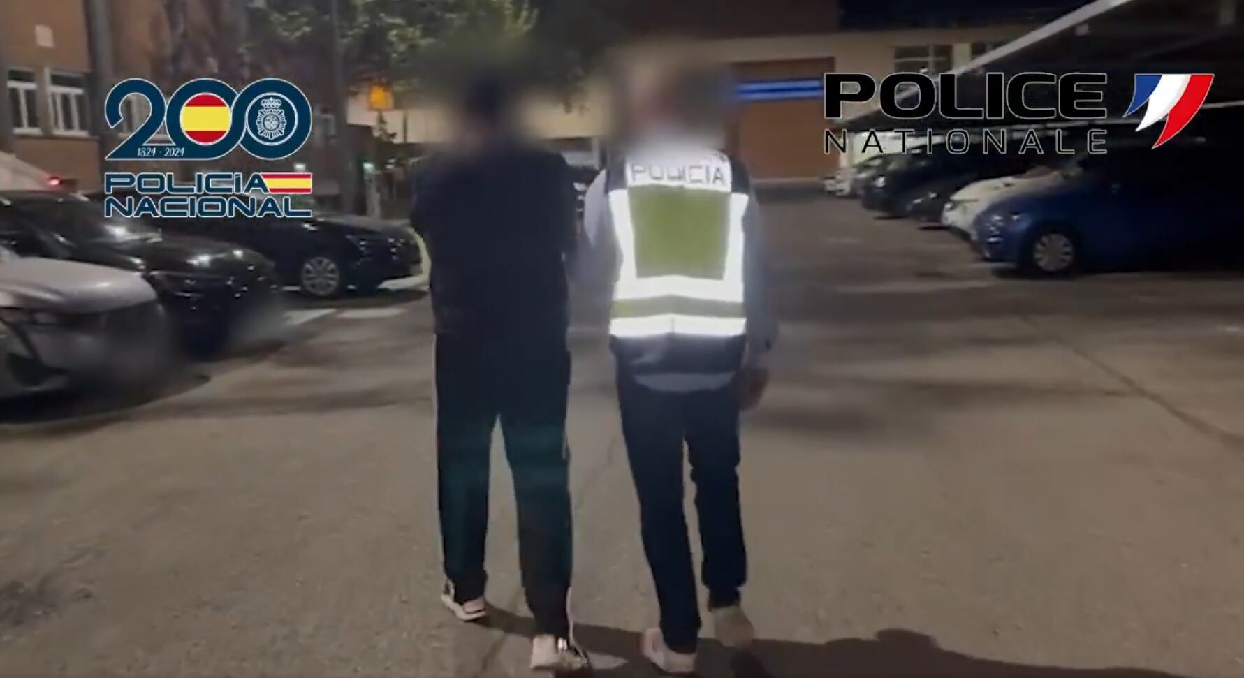 Walid Bara, tras ser detenido en Madrid