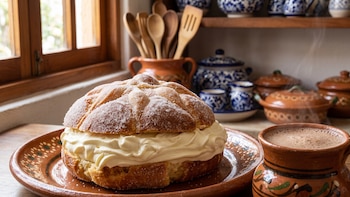Receta de nata casera para rellenar pan de muerto: cremosa, rápida y sin horno