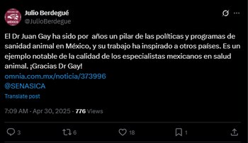 Juan Gay Gutiérrez deja su