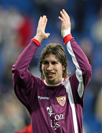 Sergio Ramos con 19 años en el Sevilla FC. (archivo)
