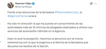 Felipe Harman Ortiz se refirió