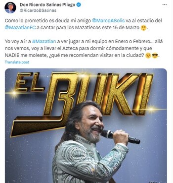 El empresario mexicano Salinas