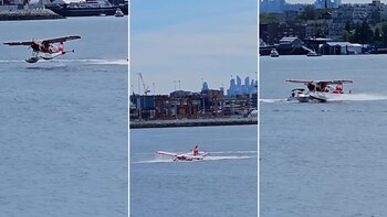 El impactante momento en el