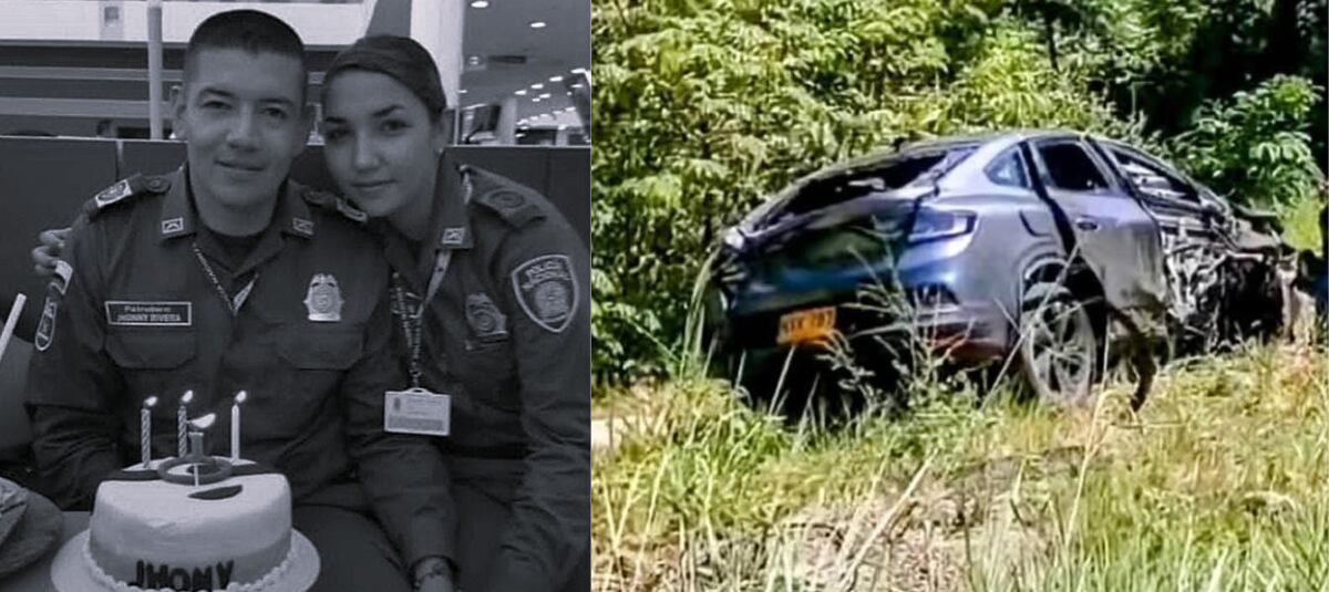 Ambos eran miembros activos de la Policía Nacional y prestaban servicio en la Estación de Policía de Cuba, en Pereira, capital del departamento de Risaralda - crédito @bomberosdemarmato / X