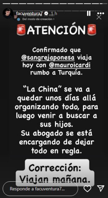 Versiones cruzadas sobre el viaje de Mauro Icardi a Turquía: la delicada situación de la China Suárez