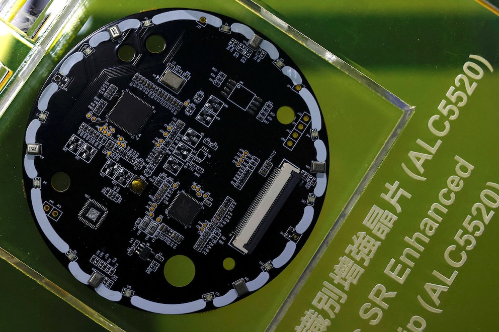 Una placa de chips. REUTERS/Ann Wang