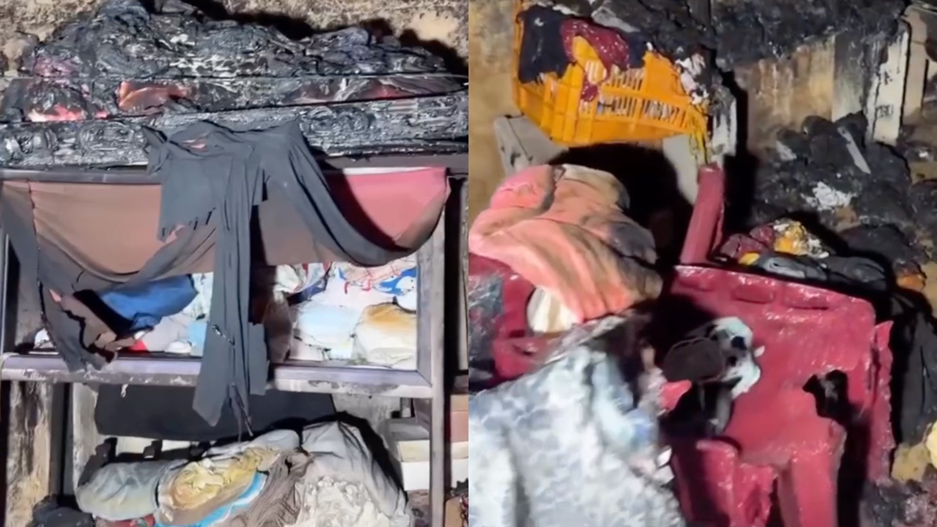 Las autoridades investigan las causas del incendio que consumió la vivienda de la familia. (FOTO: Noticias 24/7)