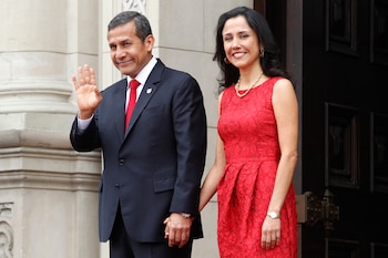 23-10-2014 El expresidente peruano Ollanta
