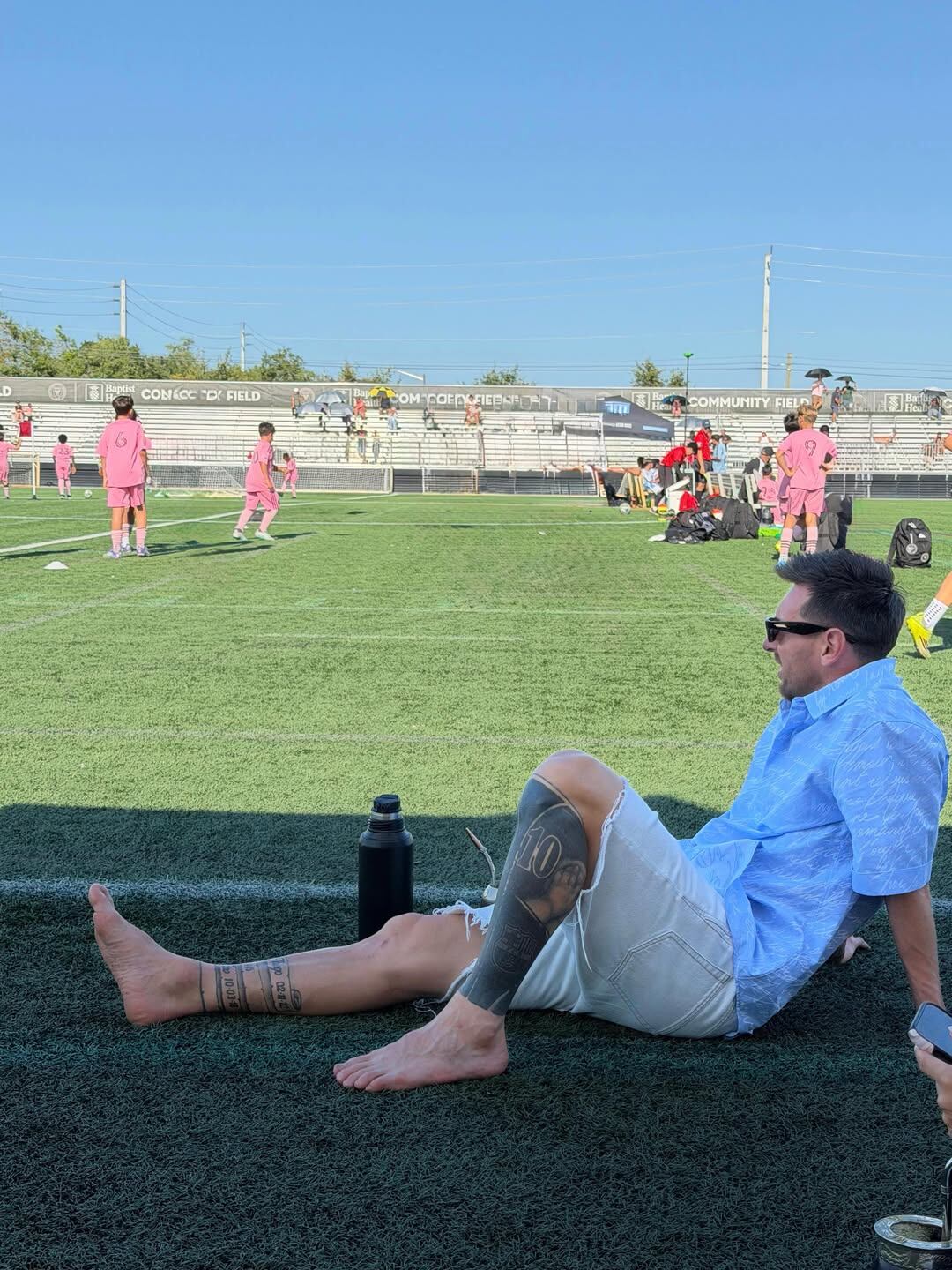 La foto de Messi que compartió Antonela