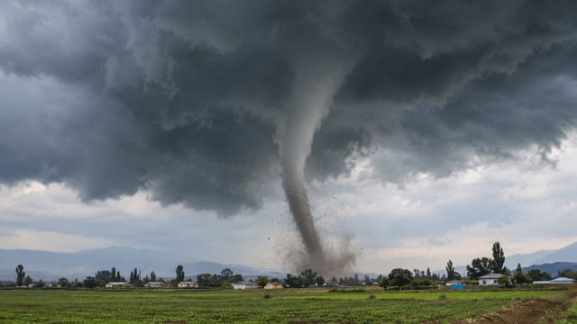 Videos: un tornado arrasó con una escuela y una veintena de casas en Chile