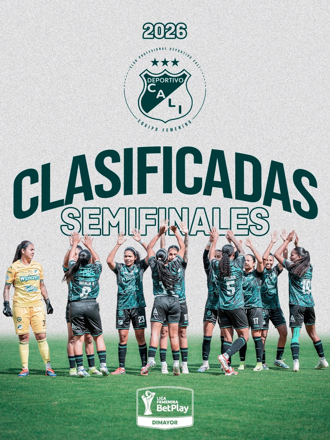 Así fue como Deportivo Cali festejó su clasificación a las semifinales de la Liga Femenina, con sus seguidores en redes sociales - crédito Deportivo Cali