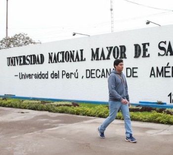 Universidad San Marcos sin seguridad a horas de elecciones generales 2026. Captura: Universidad san Marcos.