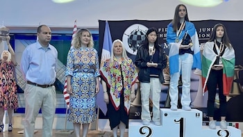 Campeona mundial de ajedrez a