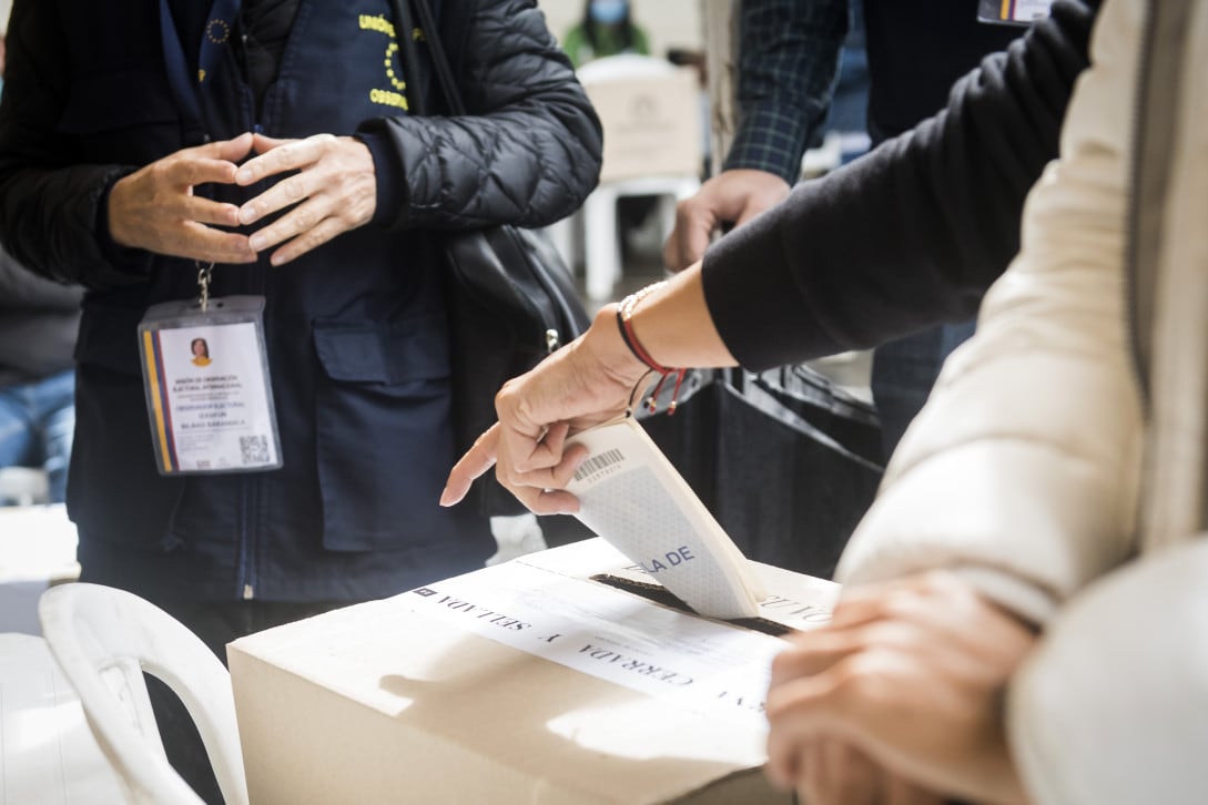 Hubo 585.580 votos válidos en el exterior - crédito Misión UE