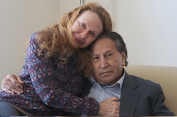 Eliane Karp y Alejandro Toledo