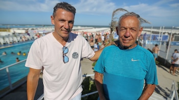 Augusto y Buby, padre e