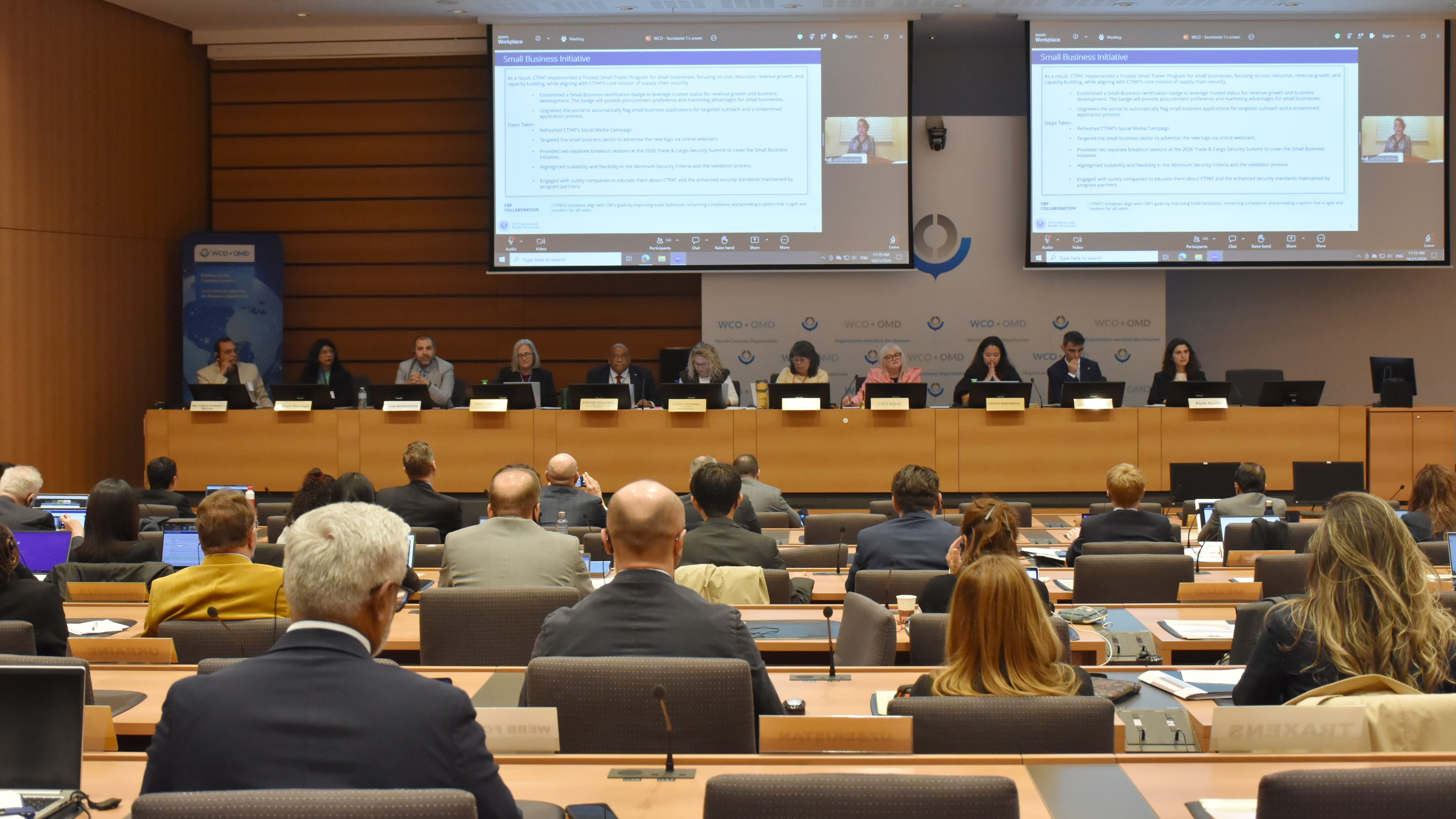 Uno de los principales avances fue el acuerdo para impulsar un repositorio global de Información Anticipada sobre la Carga (ACI), con el objetivo de reunir en una misma plataforma los requisitos exigidos por las diferentes administraciones aduaneras (Foto: OMA)