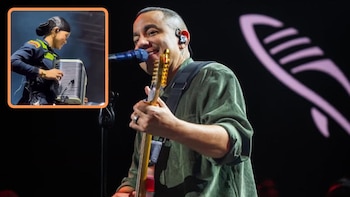 La presentación fue aplaudida por los asistentes - crédito Felipe Peláez / Instagram y Policía Nacional / Facebook