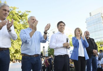 Axel Kicillof acto en La Plata