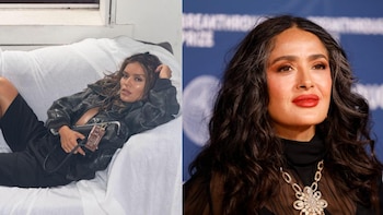 Video | Karol G habló con Salma Hayek sobre su vida sentimental y paralizó Nueva York con una sesión de fotos