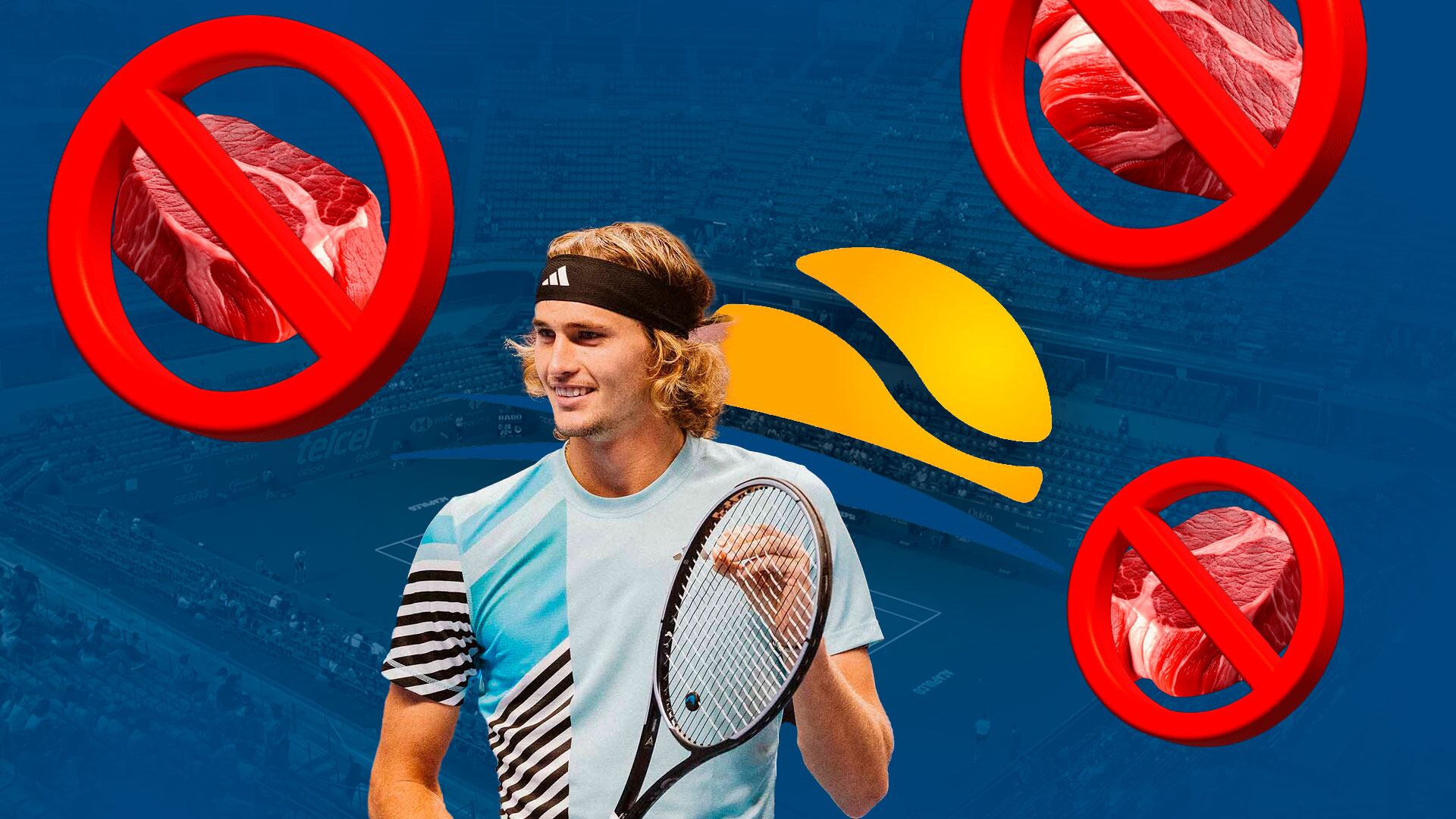 Alexander Zverev, Holger Rune, Ben Shelton y Casper Ruud fueron los tenistas afectados por este situación en la edición 2025. (Infobae México: Jovani Pérez)