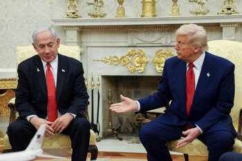 Donald Trump y Benjamín Netanyahu