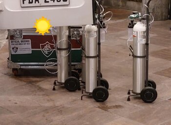 La delegación de Fluminense llegó