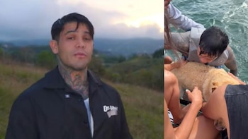 Yeferson Cossio rescató a un