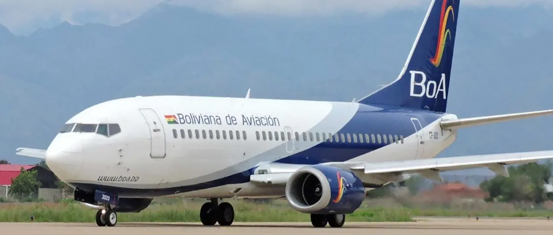 Un avión de Boliviana de Aviación (BoA), una de las empresas estatales deficitarias (Archivo)