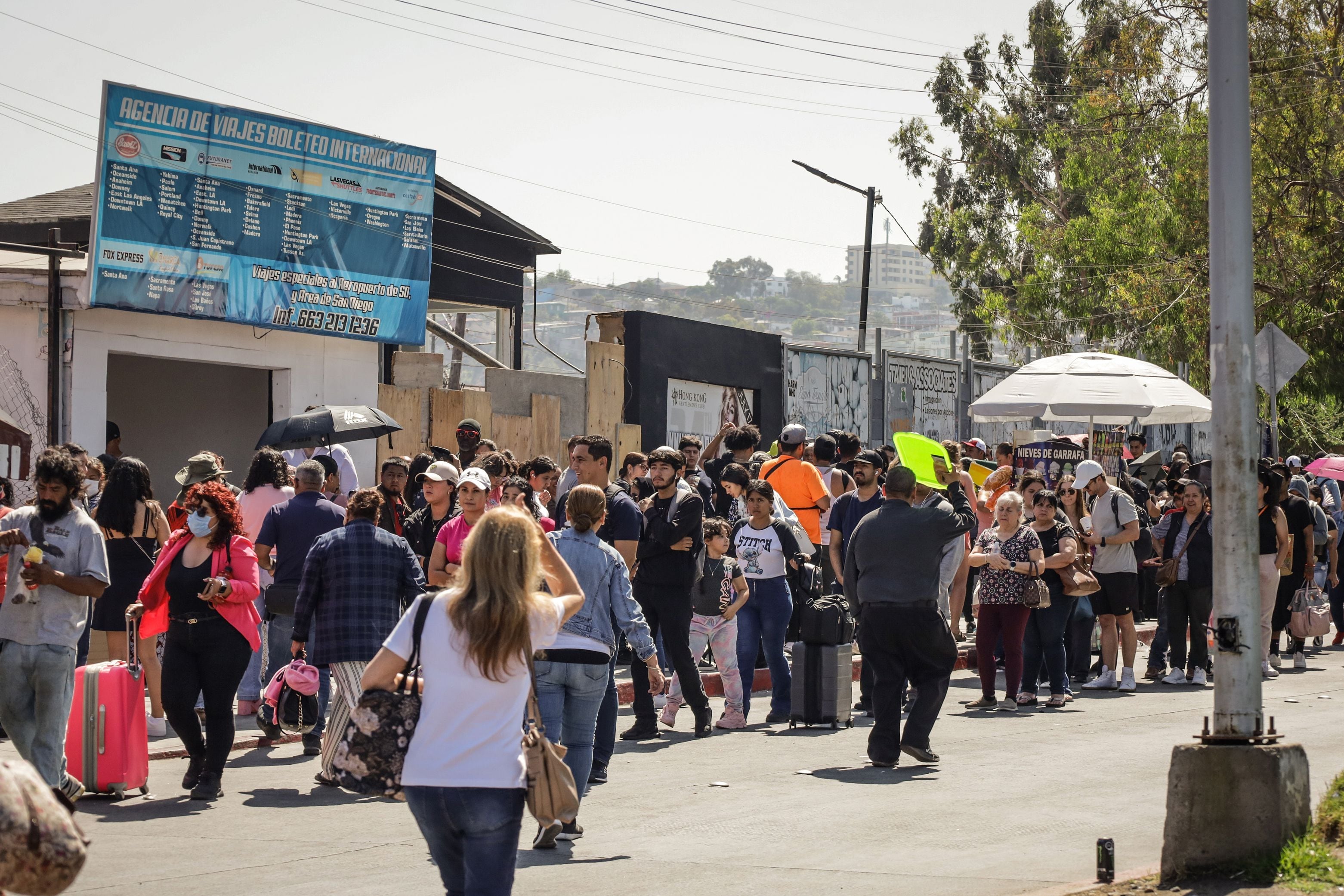 El cruce de Tijuana y San Diego es la frontera más transitada del mundo (EFE)