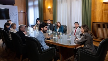 La alcaldesa recibe al coordinador